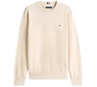 TOMMY HILFIGER Pull à col rond uni pour homme, collection 2025, Beige chiné., Taille L