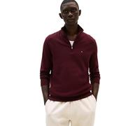Tommy Hilfiger Pull avec Fermeture Éclair Homme Essential Cotton Mock Fermeture Éclair Demi-Longueur