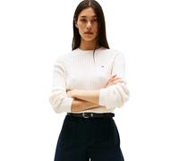 Tommy Hilfiger Women's Regular Fit Sweater White Taille: XL | Pulls en Maille Outlet | Femme | Blanche