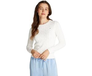 Tommy Hilfiger Pull Femme Co Cable Col Ras-du-Cou