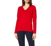 Tommy Hilfiger Pull Femme Heritage Élégance, Rouge (Apple Red), S