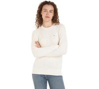 Tommy Hilfiger Pull Femme Maille Torsadée, Ivoire (Ivory Petal), XXL