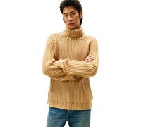 Tommy Hilfiger Pull Homme Chunky Rib Roll Neck Pull en Maille, Beige (Timeless Camel), M