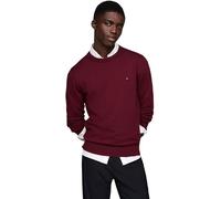 Tommy Hilfiger Pull Homme Crew Neck Regular Fit, Rouge (Deep Rouge), M