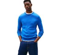 Tommy Hilfiger Pull Homme Essential Cotton avec Col Ras-du-Cou, Bleu (Blue Orbit), S