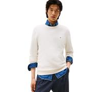 Tommy Hilfiger Pull Homme Essential Cotton avec Col Ras-du-Cou, Ivoire (Ivory Petal), XXL