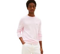 Tommy Hilfiger Pull Homme Essential Cotton avec Col Ras-du-Cou, Rose (Pink Lily), L