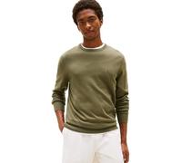 Tommy Hilfiger Pull Homme Essential Cotton avec Col Ras-du-Cou, Vert (Battle Green), L