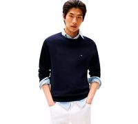 Tommy Hilfiger Pull Homme Essential Cotton Crew Neck en Coton, Bleu (Desert Sky), 3XL