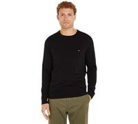 Tommy Hilfiger Pull Homme Essential Cotton Crew Neck en Coton, Noir (Black), 3XL
