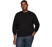 Tommy Hilfiger Pull Homme Essential Structure Crew Neck Pull en Maille, Noir (Black), XXL