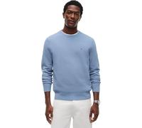 Tommy Hilfiger Pull Homme Essential Structure Crew Neck Regular Fit, Bleu (Brisk Blue), M