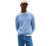 Tommy Hilfiger Pull Homme Essential Structure Crew Neck Regular Fit, Bleu (Brisk Blue), XL