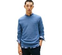 Tommy Hilfiger Pull Homme Essential Structure Crew Neck Regular Fit, Bleu (Petrol Blue Heather), XS