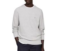 Tommy Hilfiger Pull Homme Essential Structure Crew Neck Regular Fit, Gris (Light Grey Heather), XS
