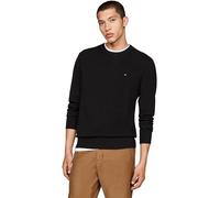 Tommy Hilfiger Pull Homme Essential Structure Crew Neck Regular Fit, Noir (Black), S