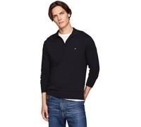 Tommy Hilfiger Pull Homme Pima Cashmere avec Col Polo, Bleu (Desert Sky), L
