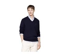 Vêtements Tommy Hilfiger Pima Org Ctn Cashmere V Neck pour Homme XL Bleu