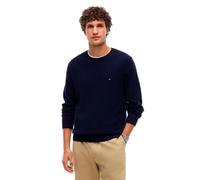 Tommy Hilfiger Lambswool Crew Neck Navy Blue Taille: XXL | Pulls Outlet | Homme | Bleu