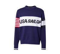 TOMMY HILFIGER Pull-over bleu marine / rouge / blanc, Taille XXL