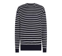Pull hommes Tommy Hilfiger BRETON STRUCTURE CREW NECK Marine EU XL
