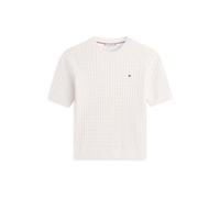 TOMMY HILFIGER Pull-over 'Cable Short Sleeve' beige, Taille XL