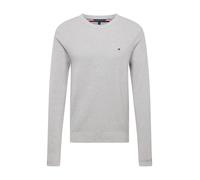 TOMMY HILFIGER Pull-over 'ESSENTIAL' bleu marine / gris clair / rouge / blanc, Taille S