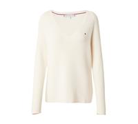 Tommy Hilfiger Ww0ww44452 V Neck Sweater Blanc XL Femme