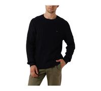 Tommy Hilfiger - Pull Ras du Cou Classique en Maille Câblée - Homme - Pulls - Bleu - Taille: XL