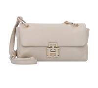 Tommy Hilfiger Pushlock Sac à bandoulière Cuir véritable 22 cm beige
