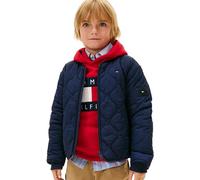 Tommy Hilfiger Quilted Lightweight Jacket Ks0ks00731 Autres Vestes, Blue (Dark Night Navy), 12 Years Mixte