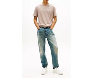 Tommy Hilfiger Regular Badge Tee Limestone Dust Taille: M | T-shirts Basiques Outlet | Homme | Vert