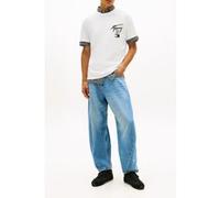 Tommy Hilfiger Regular City Sign Ss Tee Ecru Taille: L | T-shirts avec imprimés Outlet | Homme | Marron