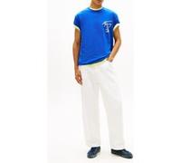 Tommy Hilfiger Regular City Sign Ss Tee Fizzy Blue Taille: XXL | T-shirts avec imprimés Outlet | Homme | Bleu
