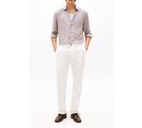 Tommy Hilfiger Regular Fit Linen Shirt Legacy Brown/stripe Taille: M | Casual chemises Outlet | Homme | Blanche
