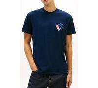 Tommy Hilfiger Regular Signature Shift T-shirt Dark Night Navy Taille: S | T-shirts avec imprimés Outlet | Homme | Le Noir