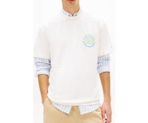 Tommy Hilfiger Relaxed Bubble Flame Ancient White Taille: XL | T-Shirts Outlet | Homme | Blanche