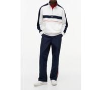 Tommy Hilfiger Relaxed Colorblock Quarter Zip Ecru Taille: M | Sweatshirts à capuche Outlet | Homme | Marron