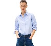 Tommy Hilfiger Relaxed FIT Shirt Oxford WW0WW46111 Chemise décontractée, Blue (Mid Blue), 38 Femme
