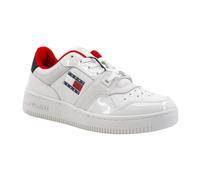 Tommy Hilfiger - Retro Basket Glossy - Femme - Chaussures - Blanc - Taille: 38 EU