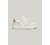 Tommy Hilfiger Retro Basket Tonal Logo beige chaussures de sport femmes r. 38