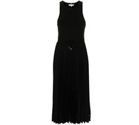 Tommy Hilfiger - Rib Tank Pleated Dress Midi Ns - Femme - Robes - Noir - Taille: 34 FR