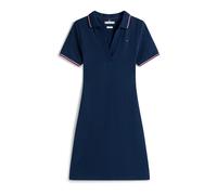 Tommy Hilfiger Robe Polo Femme 1985 Slim Fit, Bleu (Dark Night Navy), XS