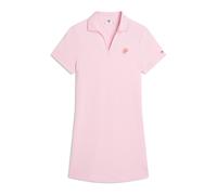 Tommy Hilfiger Th Script Open-NK Polo DRS Ww0ww48749 Robe, Pink (Classic Pink), M Femme