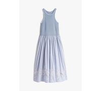 Tommy Hilfiger Robe BRODERIE ANGLAISE N/S LONGUEUR BIANCO BLU 38