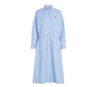 Tommy Hilfiger - Robe Chemise Midi Rayée - Femme - Robes - Bleu - Taille: 36 FR