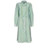 Tommy Hilfiger Robe courte ORG CO STRIPE MIDI SHIRT-DRESS in Blanc FR 42