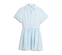 Robe courte femmes Tommy Hilfiger ESS LINEN SHORT SS DRESS Bleu EU L