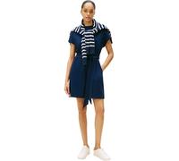 Tommy Hilfiger Robe Femme Gold Button Jersey avec Ceinture, Bleu (Dark Night Navy), XL