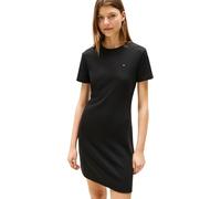 Tommy Hilfiger Robe Femme New Cody Slim Short Dress en Coton, Noir (Black), XL